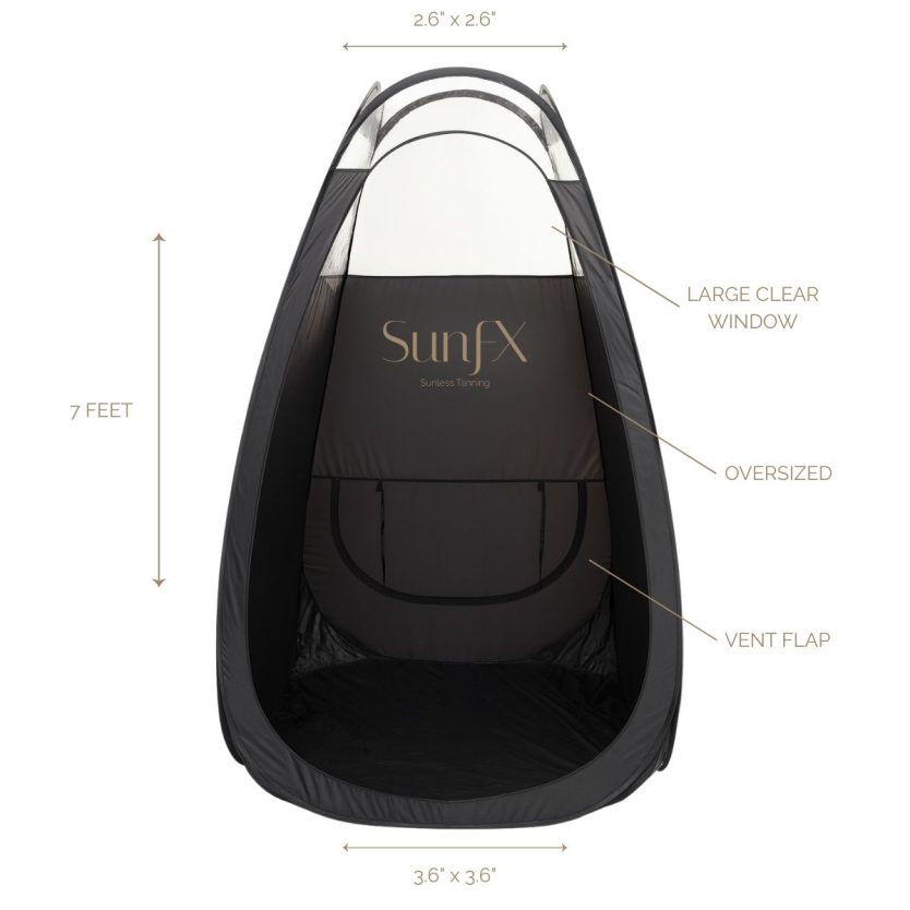 Spray tan pop up professional tent