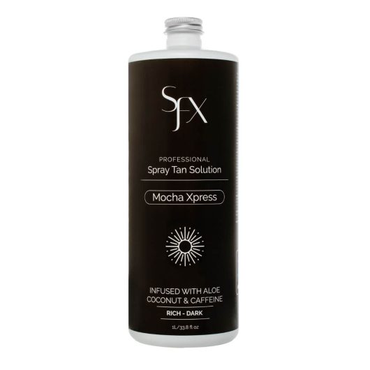 Mocha Xpress sunfx solution The darkest 18% solution for spray tanning very ultra dark results