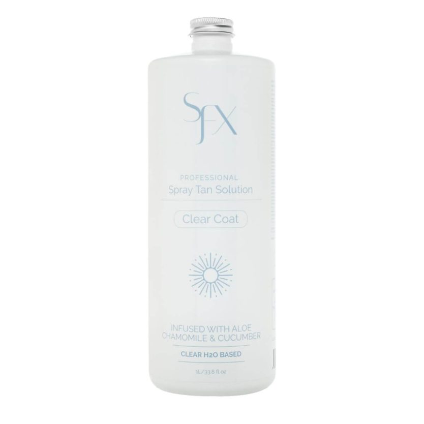 no bronzer clear applicator solution designed for professionals that dont need a guide and its the cleanest more natural formula for all spray tanning machines and skins. Dark no wahs off results.