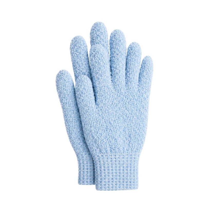 SUnFX exfoliating gloves for removing old tan and tanning prep