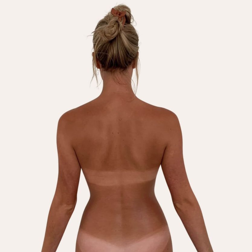 No ornage all natural perfect color and organic formula, sunfx caribbean chocolate rapid quick rinse formula clean beauty spray tanning