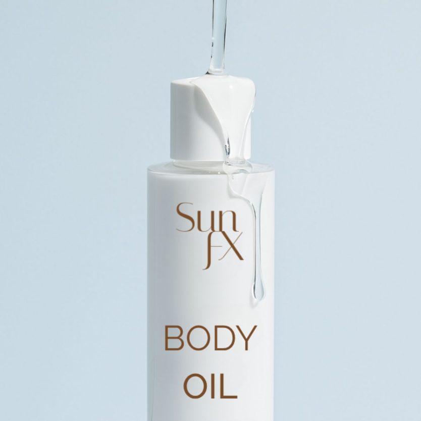 body oil perfect for tanned skin