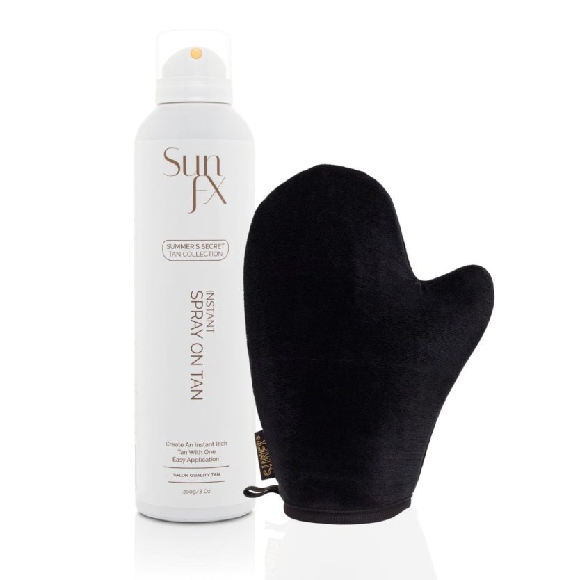 SunFX Summer’s Secret Duo | Spray-On Tan + Tanning Glove