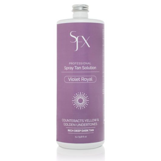 Violet based tanning solution rapid