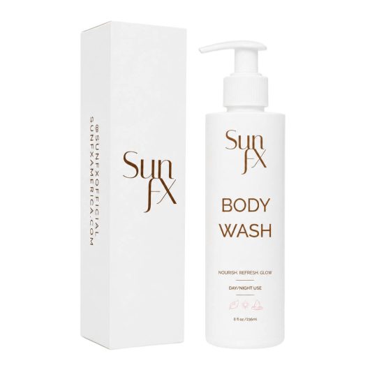 SunFX Body Wash - Tan tanning safe body wash that semlls and feels high end and luxe and is a great day to day clean natural and gentle formula