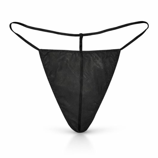 Disposable thong for spray tanning clients