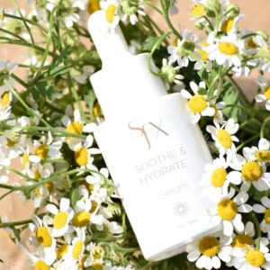soothe and hydrate with chamomile