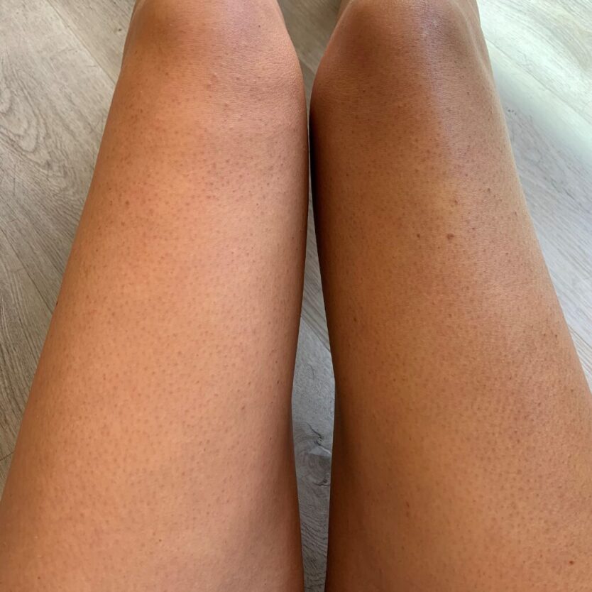 sunfx gradual tan lotion before and after