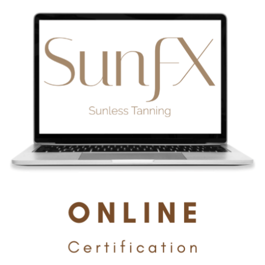 best online spray tan training and certificate. How to spray tan like a professional and learn fast. Affordable training for a side hustle or salon. Best training at a great price with Sunfx spray tanning.