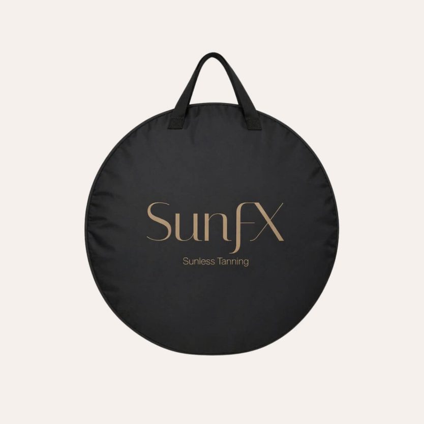 Sunfx pop up tanning tan text
