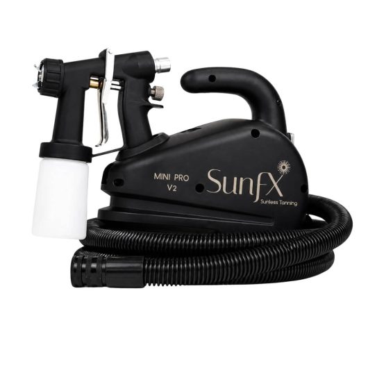 sunfx pro mini v2 spray tanning equipment, profesisonal and at home mobile spray tan artist