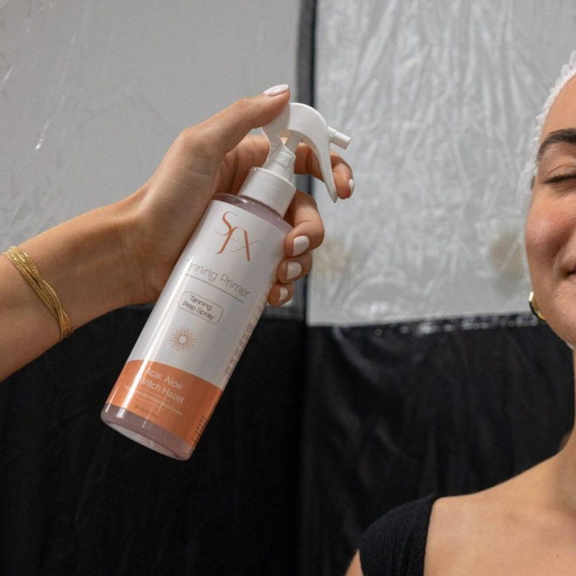 SunFX Prep spray for self tanning and spray tanning