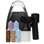 Cordless tanning machine for at home and professional use. best spray tan machine for portable and traveling. Can take on a plane through TSA.