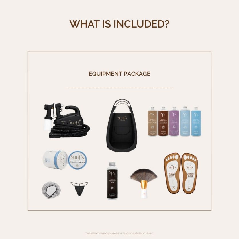 SUNFX EQUIPMENT SPRAY TAN PACKAGE