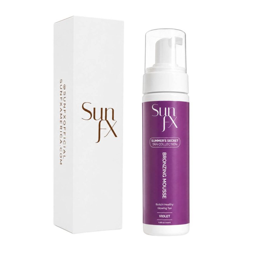 SunFX Violet Royal with Box - the best violet mousse for sunless self tanning
