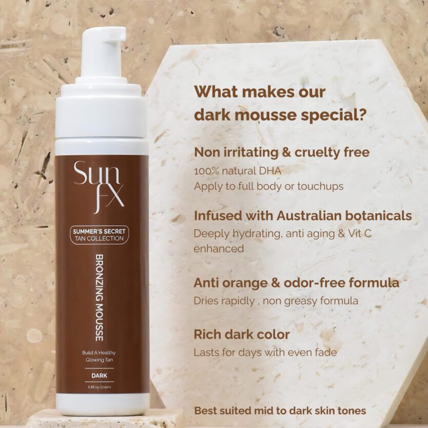 why SunFX dark Mousse benefits