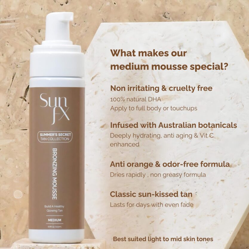 Why SunFX mid Mousse benefits