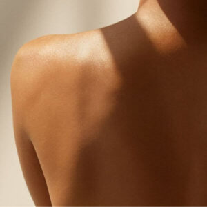 tanned shoulder