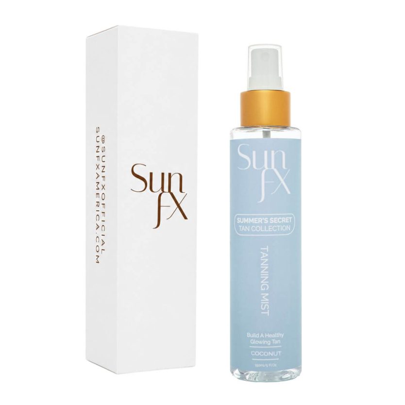 SunFX Coconut Mist with Box - best self tanning for clean beauty