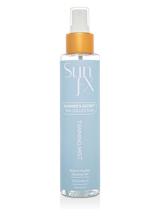 Body tanning mist with hyaluronic acid