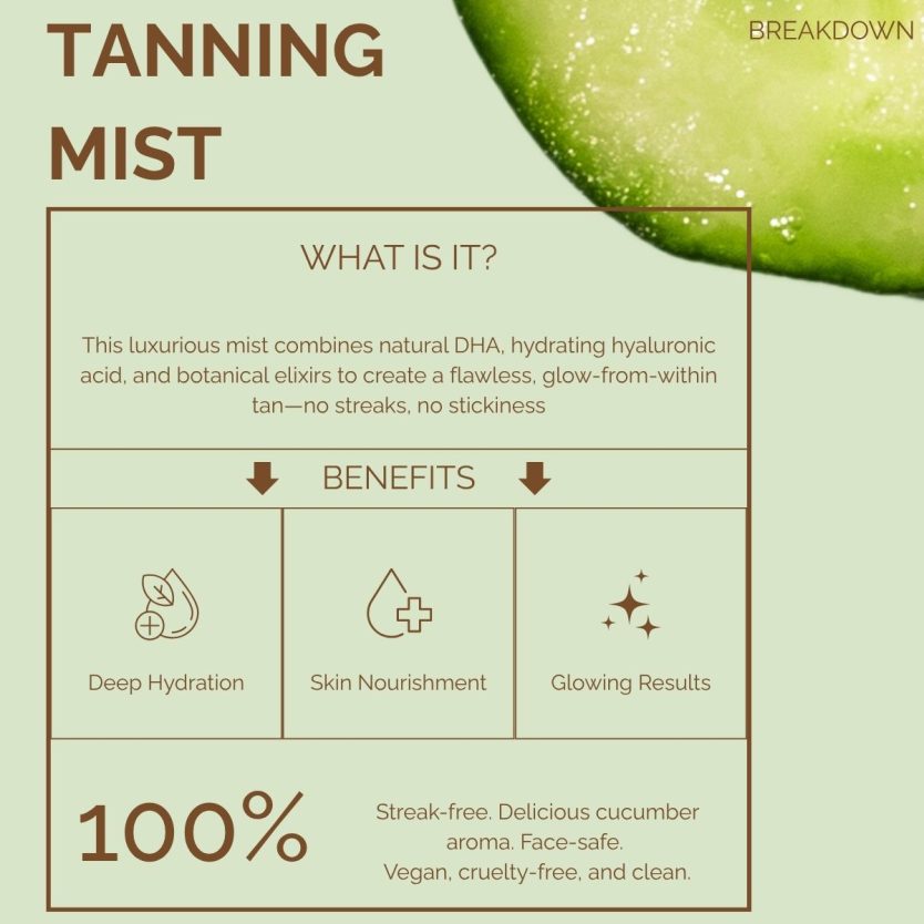 why buy sunfx cucumber tanning mist