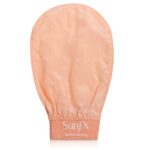 silk exfoliating mitt perfect for prepping skin for tanning self tan spray tan prep all skin types sensitive skin perfect gift