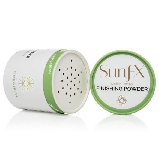 finishing powder professional tanning at home tanning eliminate stickiness post tan