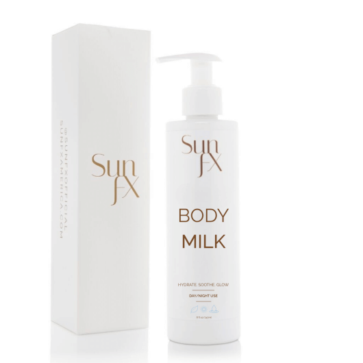 Luxurious Body Milk Lotion. Nice smooth skin loving lotion for all skin types. Perfect lotion and best lotino for fake tanning and self tanning spray tanning health