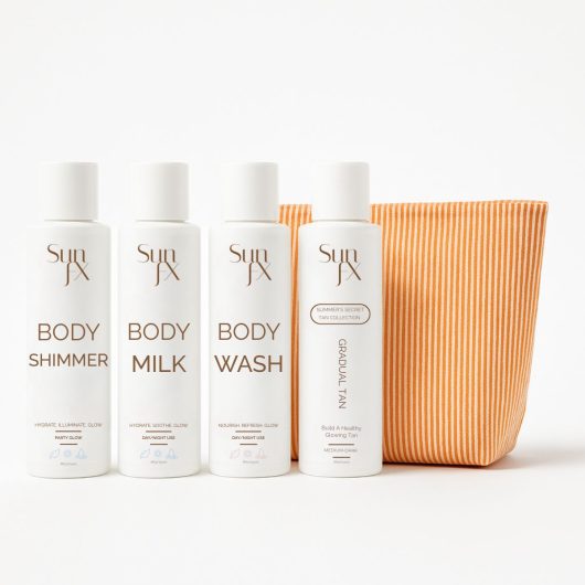Travel pack self care body products for traveling and a cute gift
