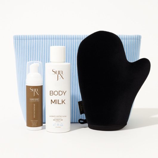 Self Tan Starter Kit for beginner tanning at home and travel use